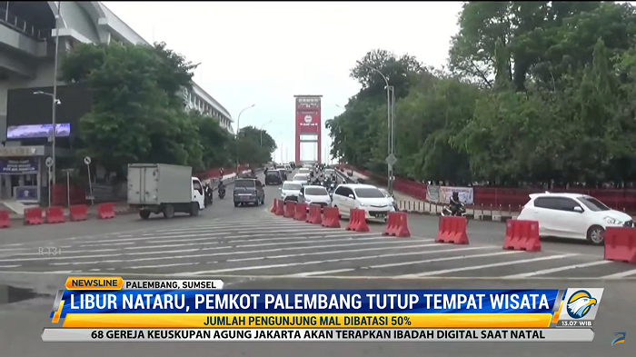 Libur Nataru, Pemkot Palembang Tutup Tempat Wisata