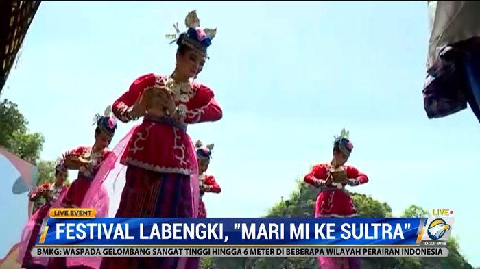 Tari Mondotambe Buka Festival Labengki 2021