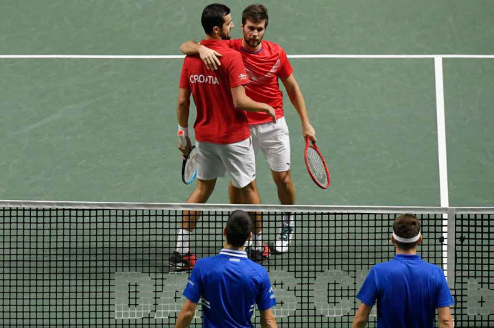 Foto: Singkirkan Serbia, Kroasia ke Final Piala Davis