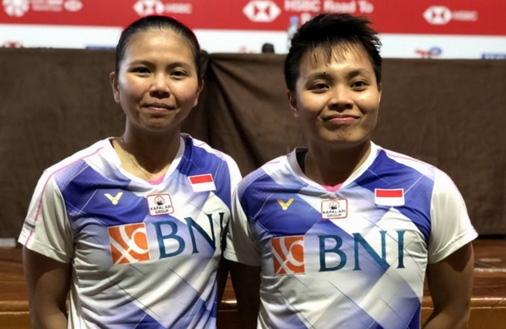 Ganda putri Indonesia Greysia Polii/Apriyani Rahayu. (Foto: Antara/Roy Rosa Bachtiar)