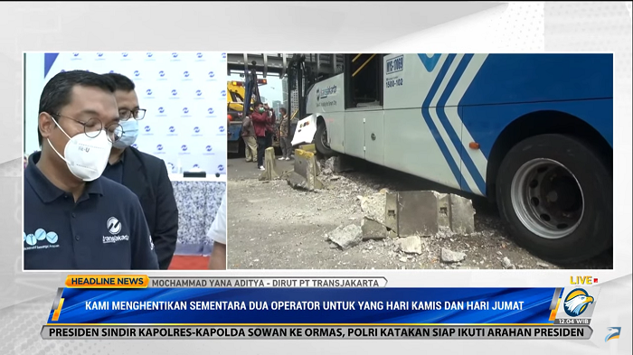 PT Transjakarta Gandeng KNKT Lakukan Audit Pekan Depan
