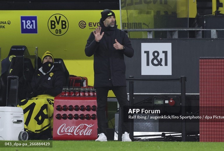 Pelatih Borussia Dortmund, Marco Rose (AFP/Ralf Ibing)