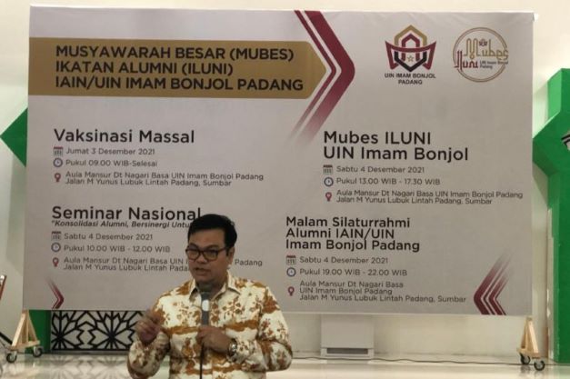 Wakil Ketua LPSK Jadi Ketua Iluni UIN Imam Bonjol Padang