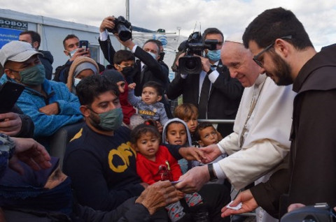 Fransiskus Sedih Laut Mediterania Menjadi Kuburan Imigran Tanpa Batu Nisan