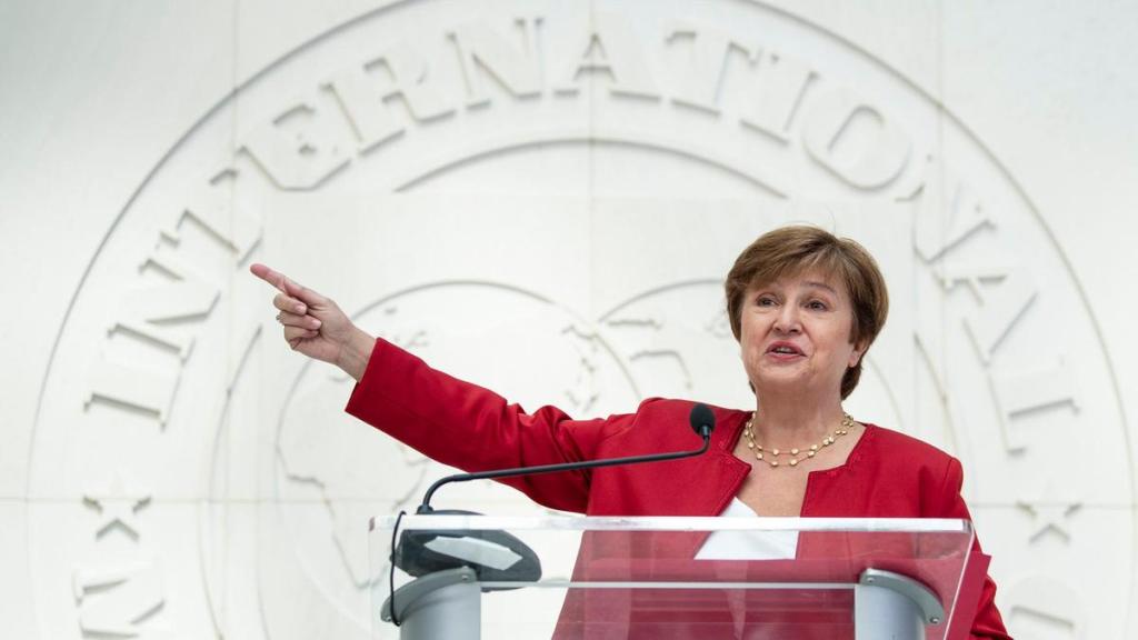 Direktur Pelaksana IMF Kristalina Georgieva. FOTO: AFP