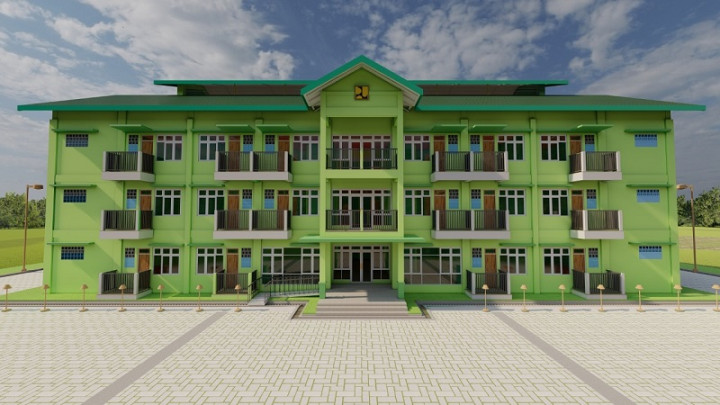 Dilengkapi Furnitur, Begini Desain Rusun Mahasiswa Aceh Senilai Rp12,74 Miliar