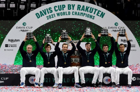 Tekuk Krosia, Rusia Juara Piala Davis 2021