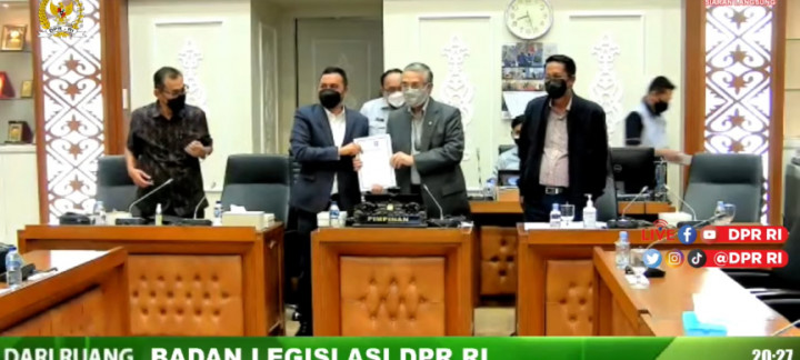 Baleg Tetapkan 40 RUU Prolegnas Prioritas 2022