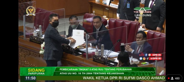 DPR Sahkan Revisi UU Kejaksaan