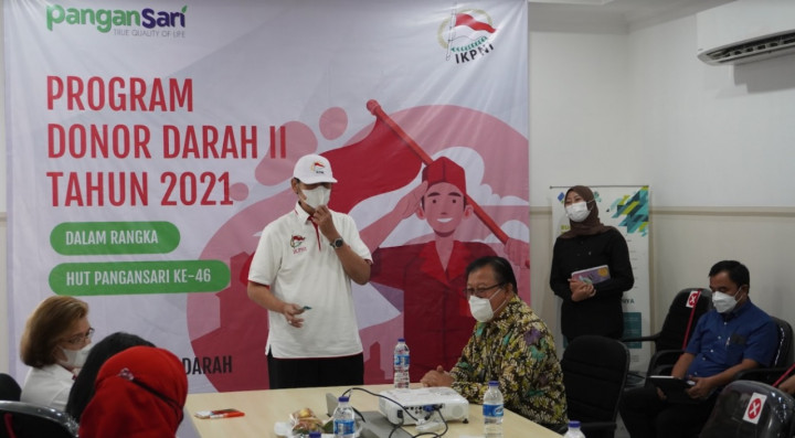 HUT ke-46, PT Pangansari Utama Gelar Donor Darah
