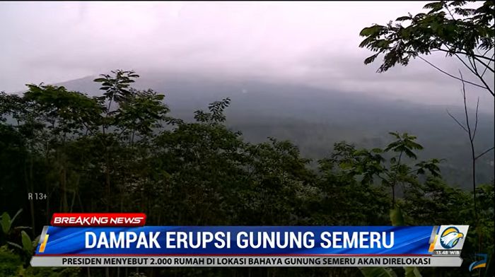 Dampak Erupsi Semeru Pada Desa Sekitar
