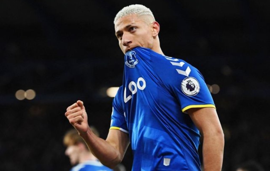 Penyerang Everton Richarlison (Foto: AFP/Paul Ellis)