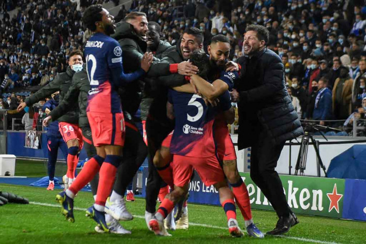 Porto Vs Atletico: Menang 3-1, Los Colchoneros Akhirnya ke 16 Besar