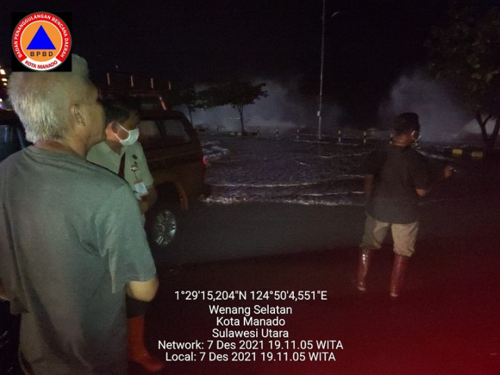 Banjir Rob Terjang Manado, 113 Jiwa Terdampak