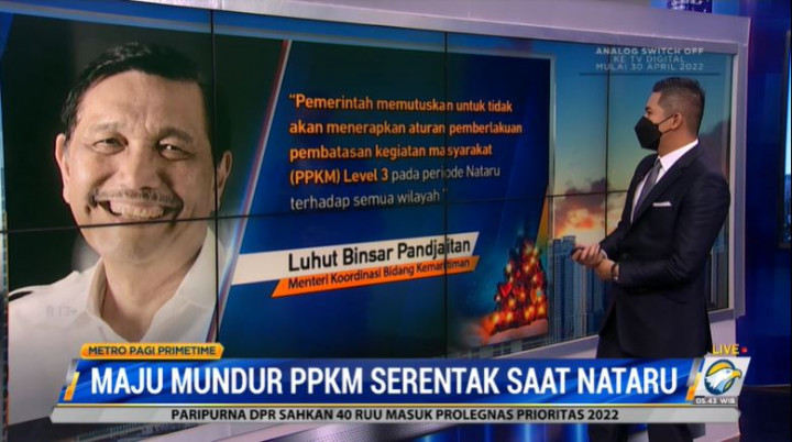 Pembatalan PPKM Level 3 Nataru Memicu Hasrat Masyarakat Berlibur
