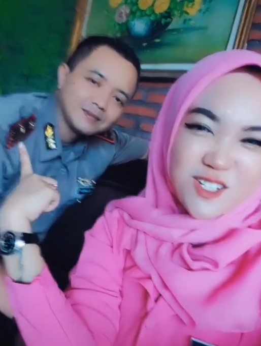 Viral, Pasangan Polisi dan Bhayangkari Bikin Konten “Kacang Hijau”, Ternyata Gadungan
