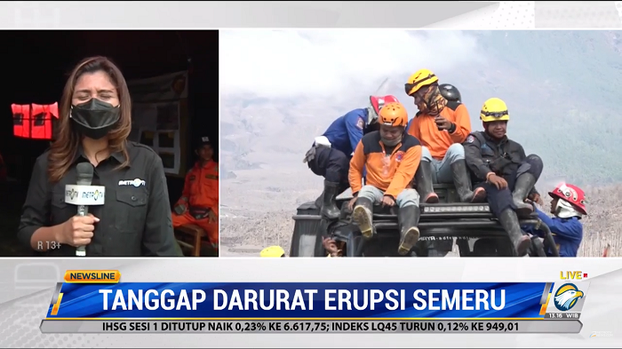 Gunung Semeru Erupsi Lagi, Tim SAR Hentikan Sementara Proses Pencarian Korban