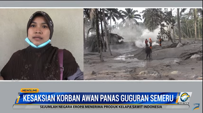 Kesaksian Korban Awan Panas Guguran Semeru