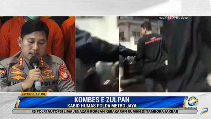 Polisi Dikeroyok Saat Bubarkan Balap Liar