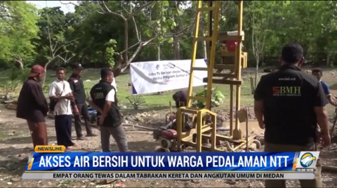 Metro TV dan Laznas BMH Bantu Akses Air Bersih di Pedalaman NTT