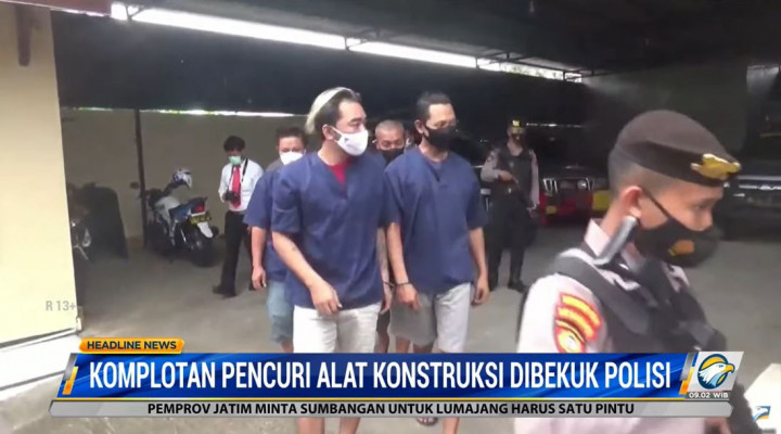 Komplotan Pencuri Alat Bangunan di Pati Ditangkap