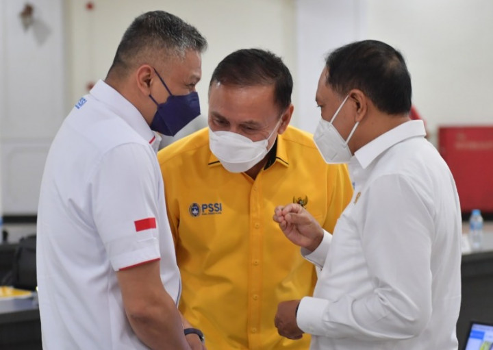 Inisiasi Strategi Penyelenggaraan Persepakbolaan Nasional, Ketum PSSI Puji Menpora