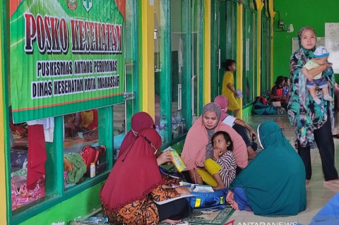 Pengungsi Banjir Makassar Bertambah Jadi 6.102 Jiwa