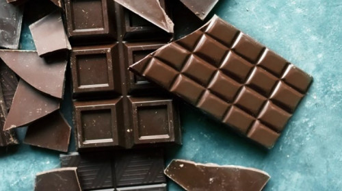 Dark chocolate. Foto: Healthline