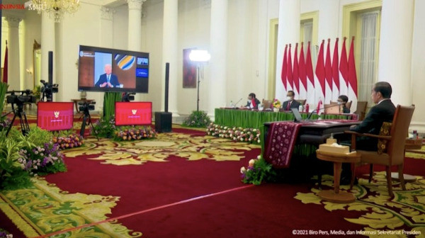 Pada <i>Summit for Democracy</i>, Jokowi Tegaskan Komitmen Indonesia Majukan Demokrasi