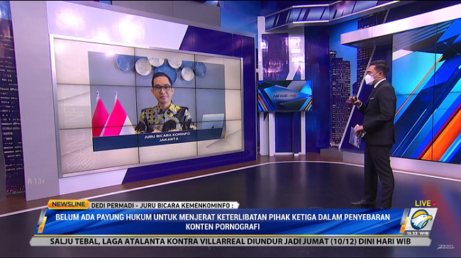 Kominfo: Belum Ada Regulasi untuk Menjerat Pihak Ketiga dalam Penyebaran Konten Asusila