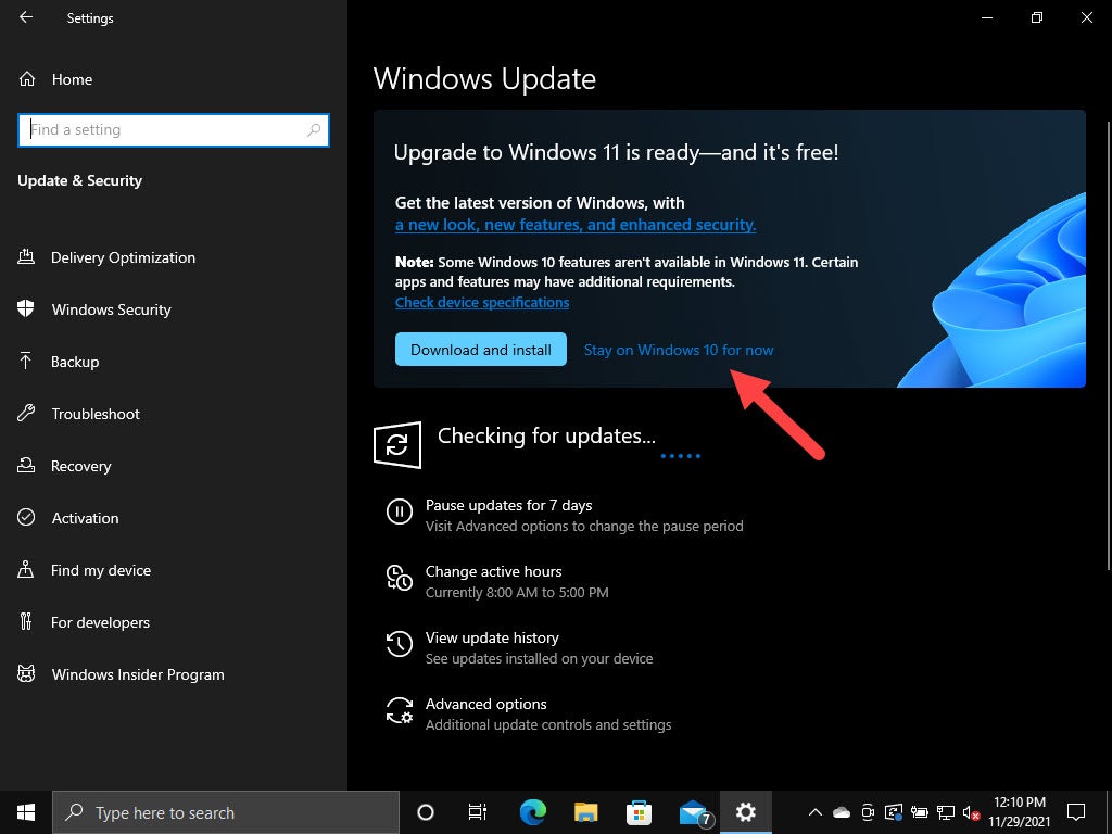 Update Windows 11. (ZDNet)