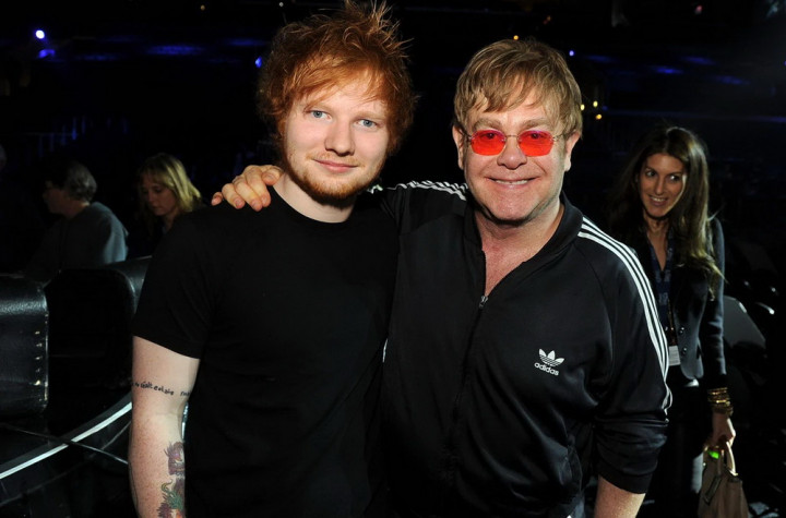 Single Kolaborasi Ed Sheeran dan Elton John Duduki Puncak Tangga Lagu