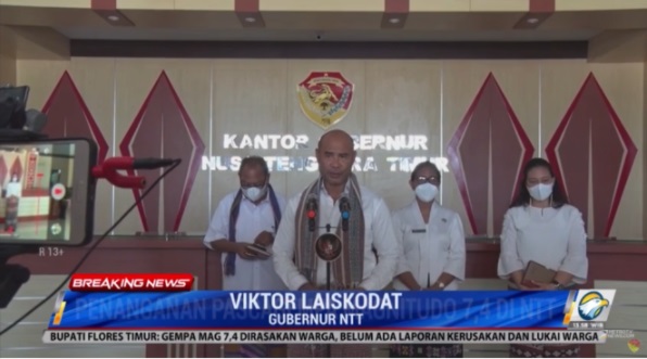 Gubernur NTT: Jangan Panik dan Tetap Waspada Gempa Susulan