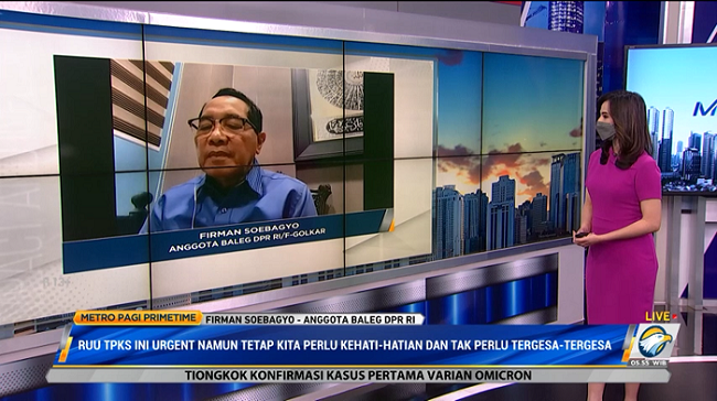 Fraksi Golkar Sebut Ada Hal Tidak Lazim di RUU TPKS