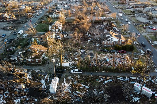 AS Keluarkan Jumlah Resmi Korban Tornado Kentucky, 88 Orang Tewas