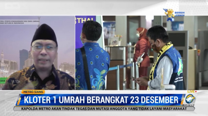 Kloter 1 Umrah Berangkat 23 Desember, Kemenag Persiapkan Karantina Jemaah