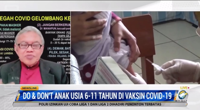 PB IDI Nilai Keputusan Vaksinasi Anak 6-11 Tahun Sudah Tepat