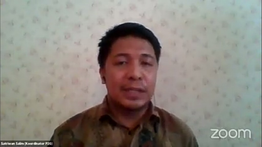 Koordinator Nasional P2G Satriwan Salim. Zoom
