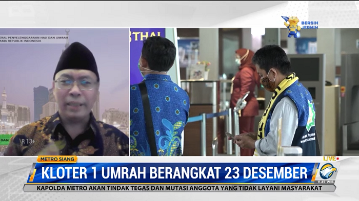 Kemenag Berangkatkan Kloter 1 Jemaah Umrah pada 23 Desember