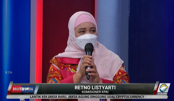 Anggota Komisi Perlindungan Anak Indonesia (KPAI) Retno Listyarti. Foto: Dok/Metro TV