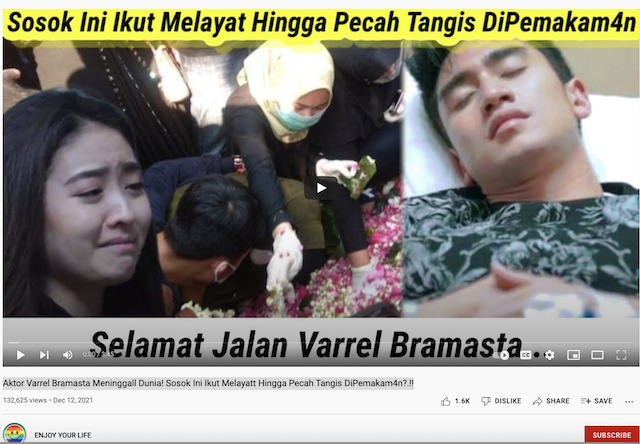 [Cek Fakta] Verrel Bramasta Dikabarkan Meninggal Dunia? Cek Dulu Faktanya