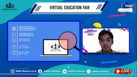 Universitas Trisakti Gelar Virtual Education Fair 2021