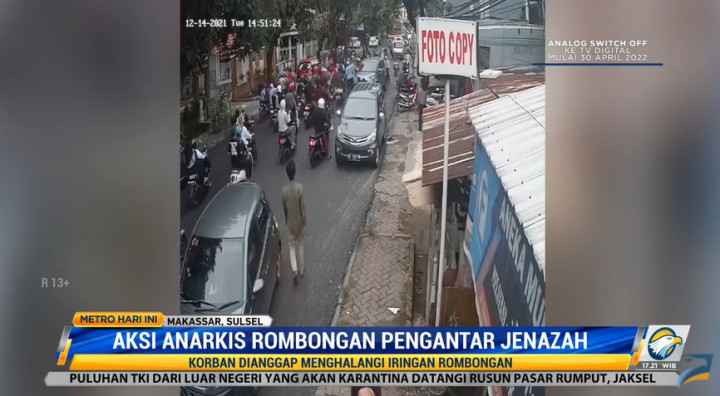 Polisi Tangkap Pengantar Jenazah Beraksi Anarkis di Makassar