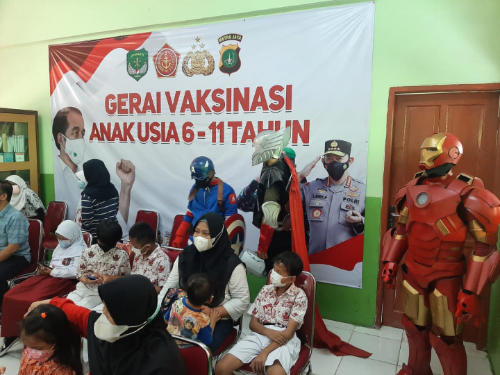 14.793 Anak 6-11 Tahun di Kebayoran Baru Jadi Target Vaksinasi