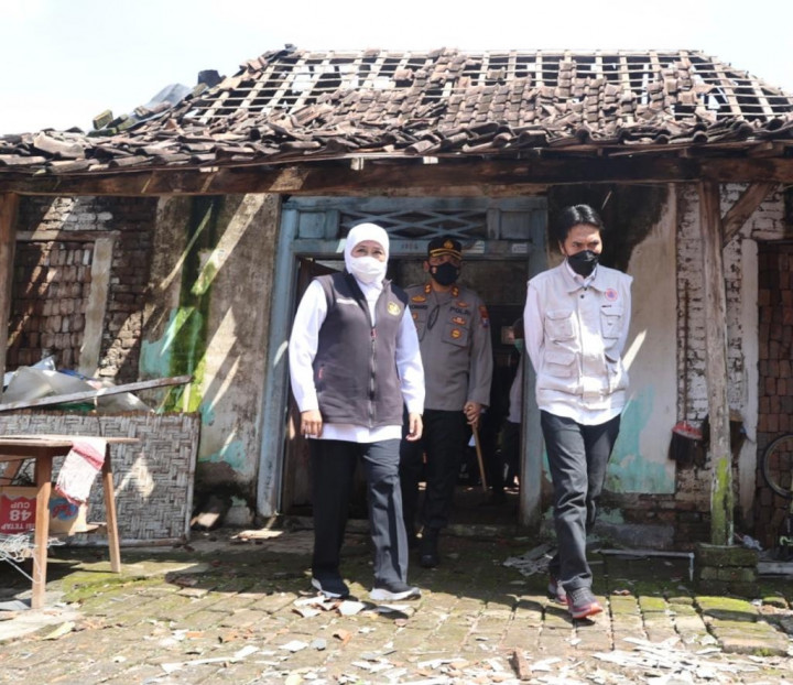 Perbaikan Rumah Terdampak Puting Beliung di Madiun Ditanggung Pemerintah