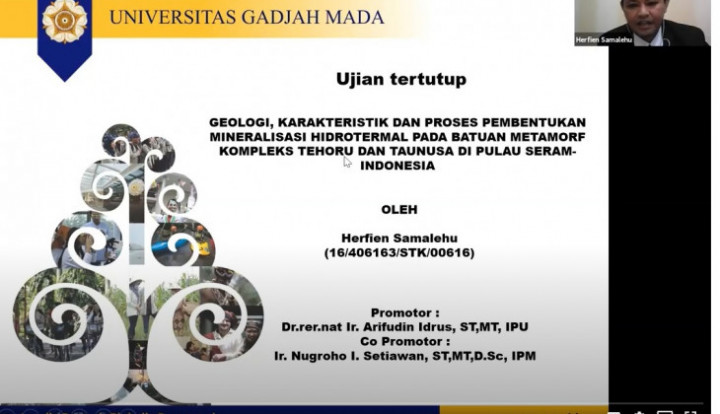 Herfien Samalehu Raih Doktor UGM Usai Teliti Emas Dalam Batuan Metamorf