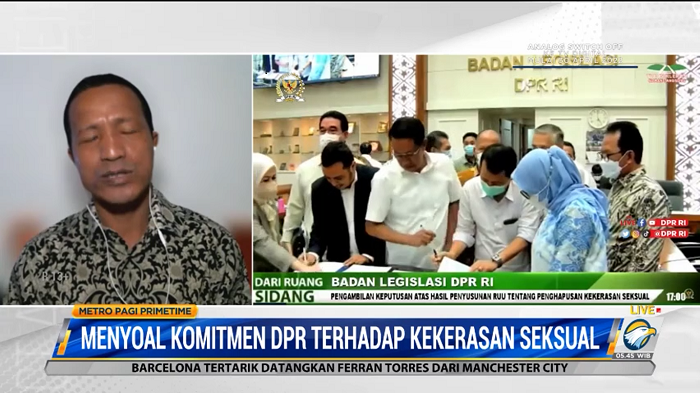 Alasan DPR Batal Bahas RUU TPKS di Rapat Paripurna Terlalu Mengada-ada