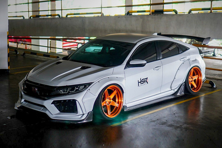 Obat Ganteng Honda Civic, Modal Body Kit & Kaki-Kaki
