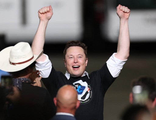 Elon Musk. Foto : AFP.