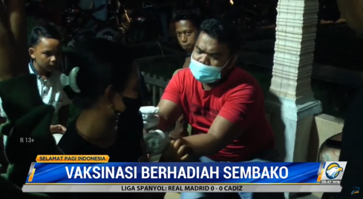 Kejar Target Vaksinasi, Rokan Hilir Gelar Vaksinasi Hadiah Sembako